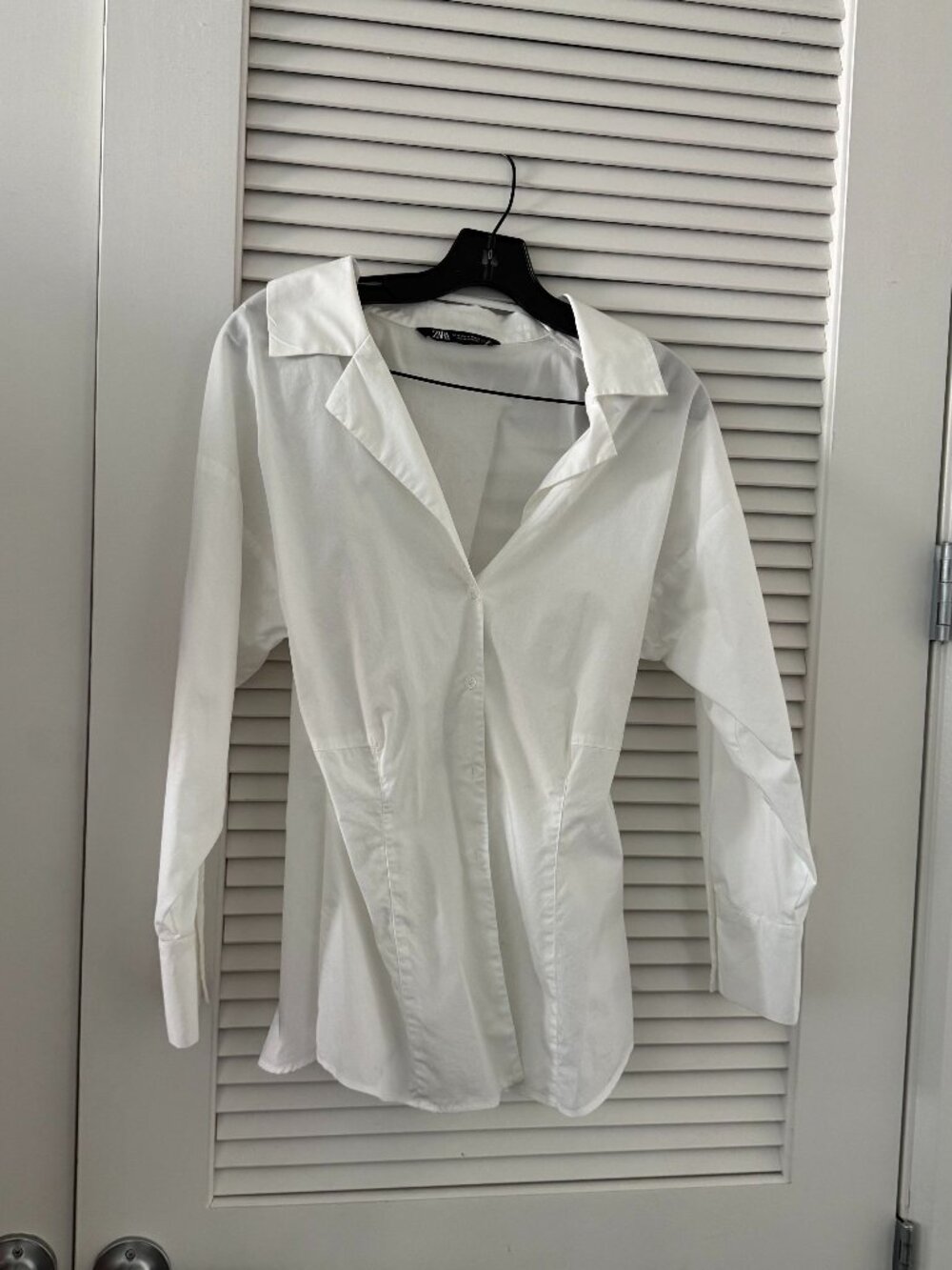 Zara Fitted Poplin Shirt